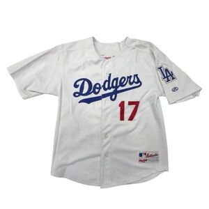 Vintage Rawlings LA Dodgers Limited Kazuhisa Ishii Youth Jersey Size 14/16